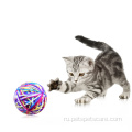 Красочная котенок кошачья игрушка шерсть шерсть игрушка кошачья игрушка